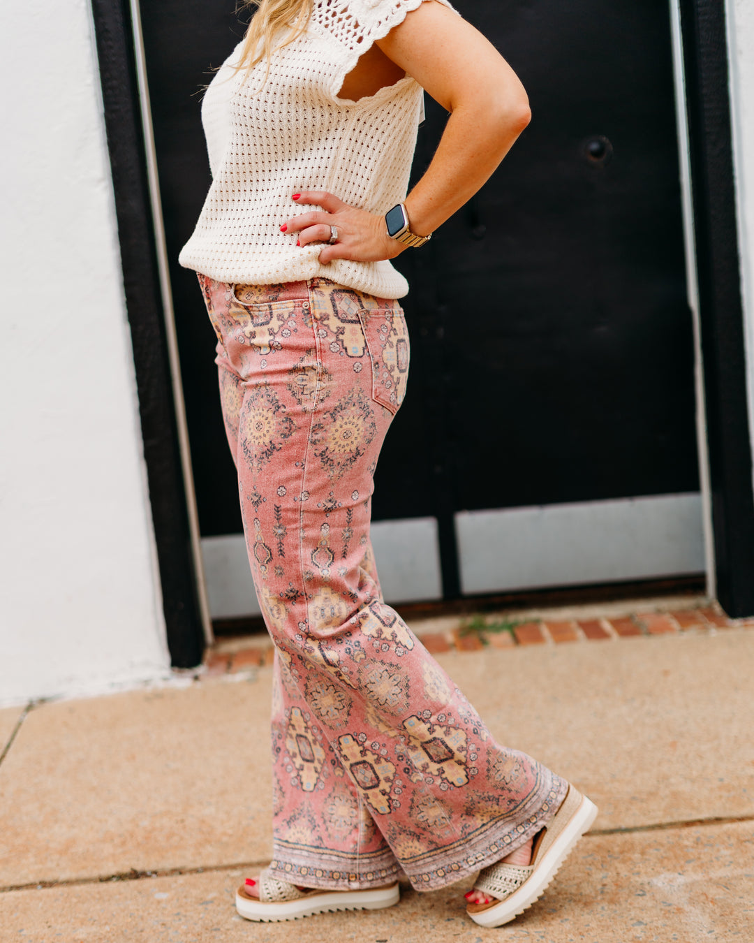 Dear John: Micah Jeans in Tibetan Tapestry