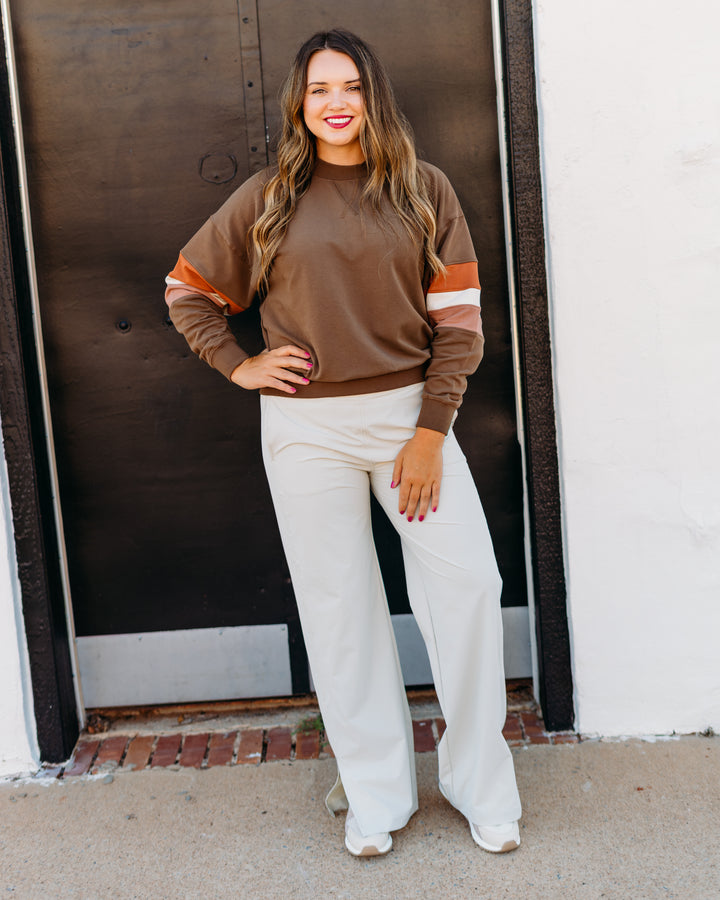 Glyder: Charlotte Relaxed Pant in Oatmilk