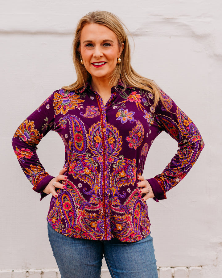 Johnny Was: The Janie Favorite Button Front Shirt in Domitila