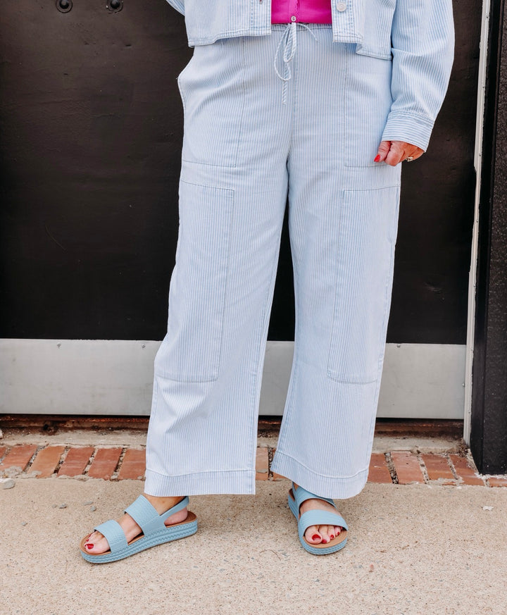 Z Supply: The Carpenter Pant in Seaboard Stripe (ZP263142)