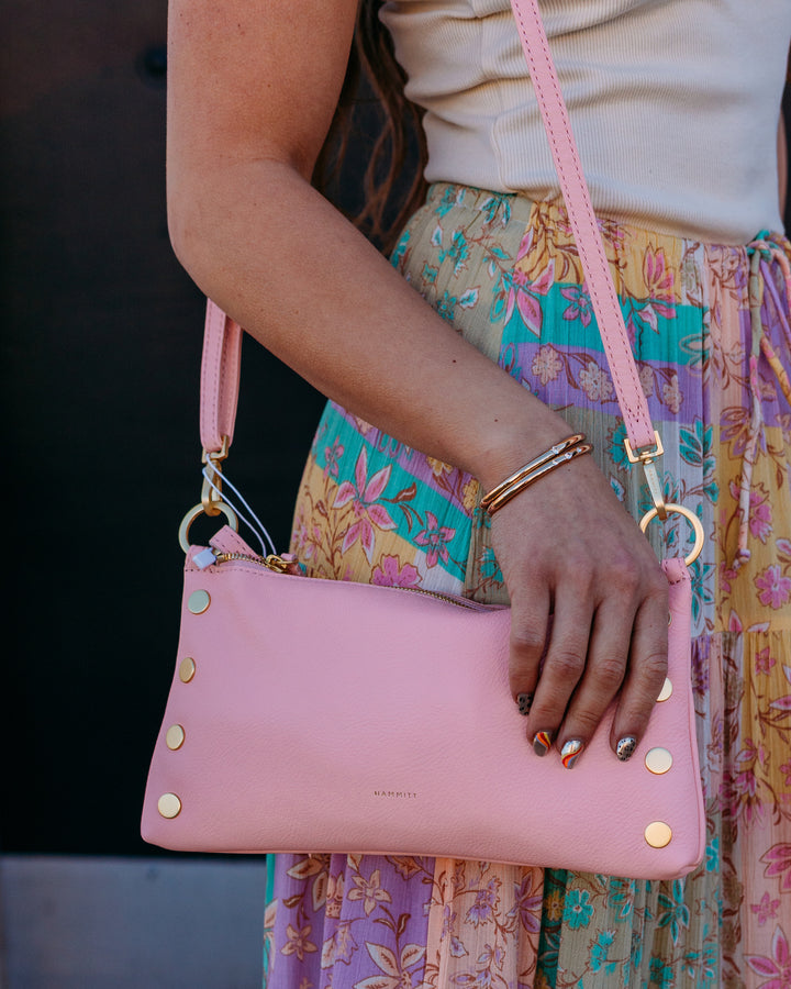 Hammitt: Kyle Handbag in Flamingo/Brushed Gold (17790)