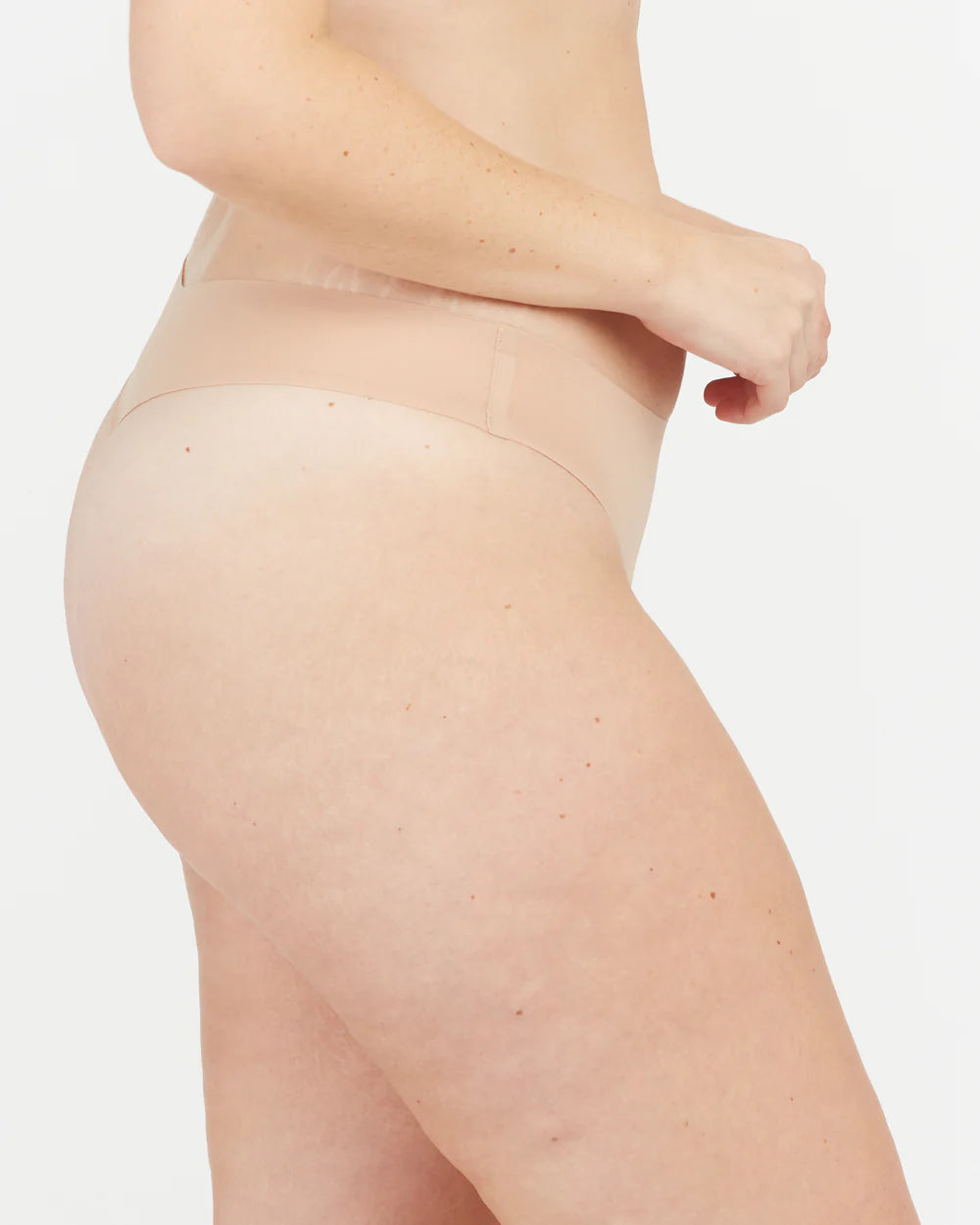 Spanx: Smooth Fit-To-You Modal Thong 3-Pack Box in Champ Beige X3