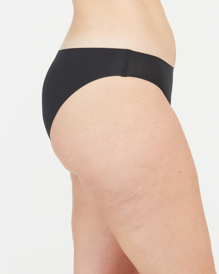 Spanx: Smooth Fit-To-You Modal Bikini 3-Pack Box in Very Black X3