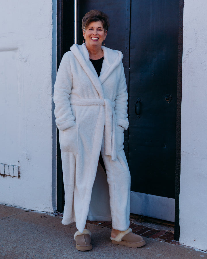 UGG: Aarti Long Robe in Cream (1161170-CRM)