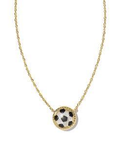 Kendra Scott: Soccer Short Pendant Necklace in Gold Ivory MOP