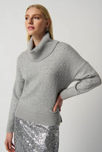 Load image into Gallery viewer, Joseph Ribkoff: Sweater in Light Grey Melange
