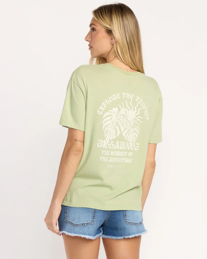 Billabong: Paradise Calling Tee in Green