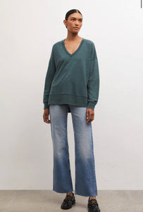 Z Supply: Modern V- Neck Weekender in Abyss