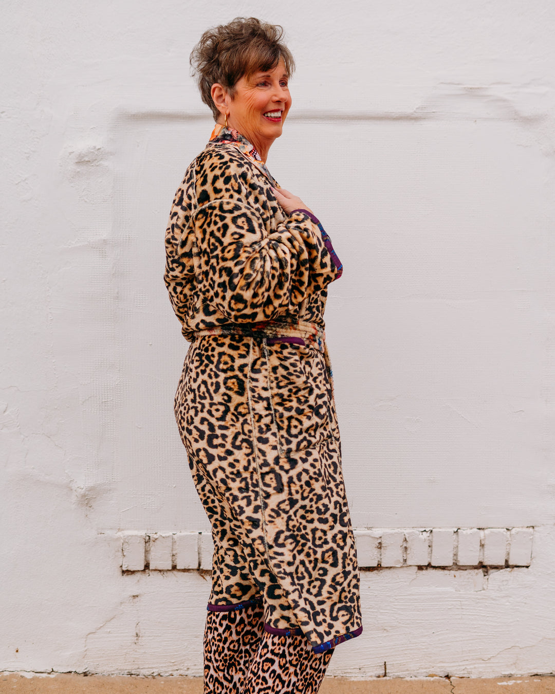 Johnny Was: Aditi Robe (Reversible) in Leopard