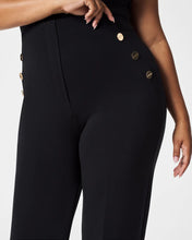 Load image into Gallery viewer, Spanx: The Perfect Pant, Button Wide Leg in Black
