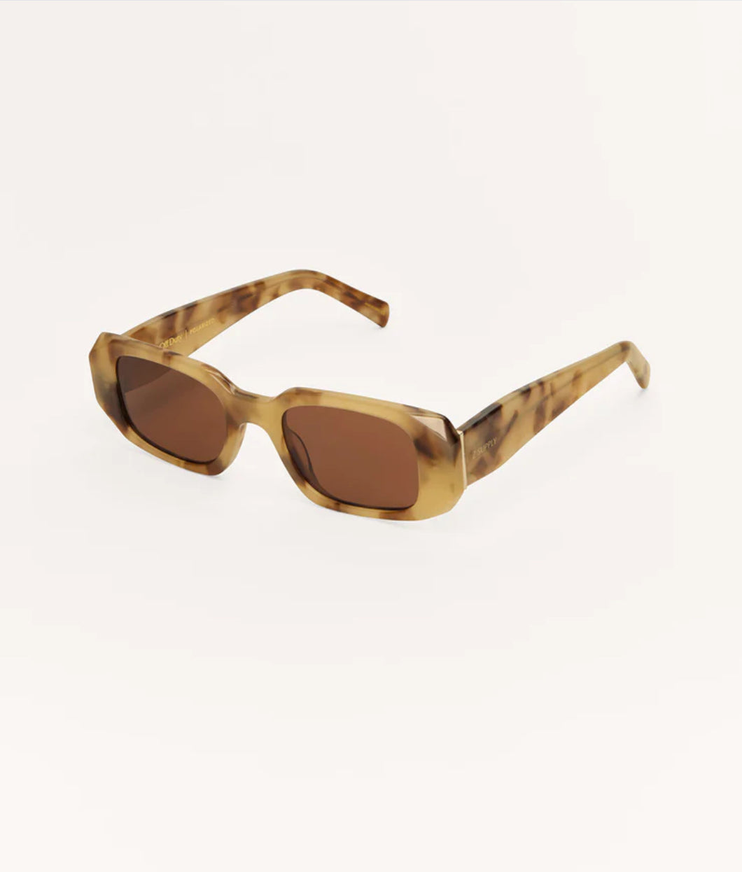 Z Supply: Off Duty Polarized Sunglasses in Brown Tortoise