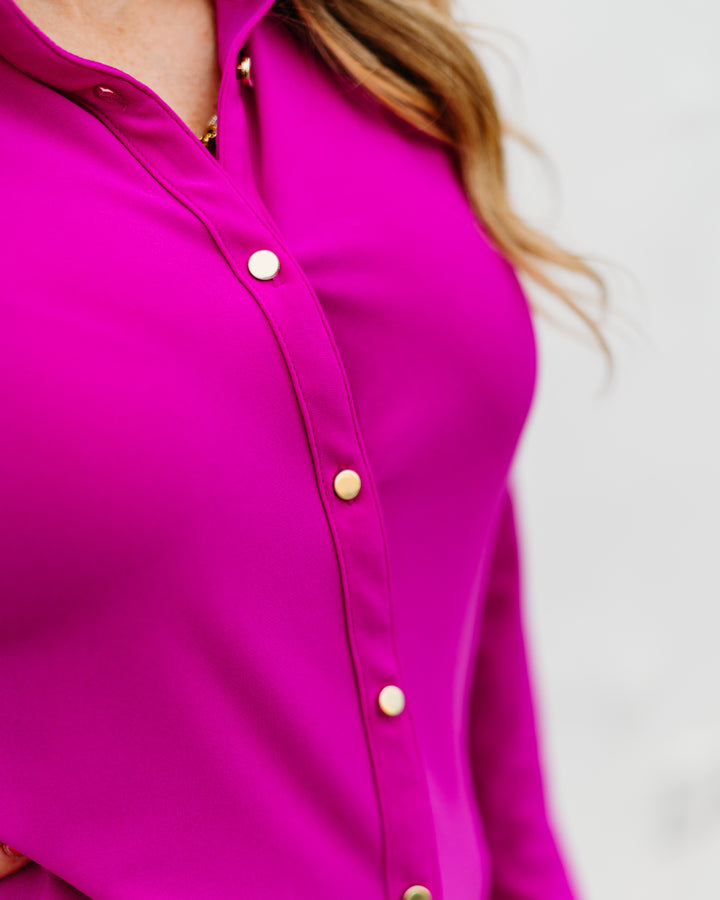 Joseph Ribkoff: Silky Knit Button-Front Straight Blouse (253941)