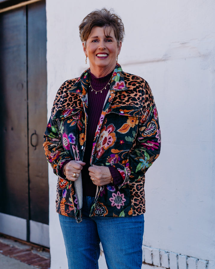 Johnny Was: Amelie Sherpa Trucker Jacket in Maxima