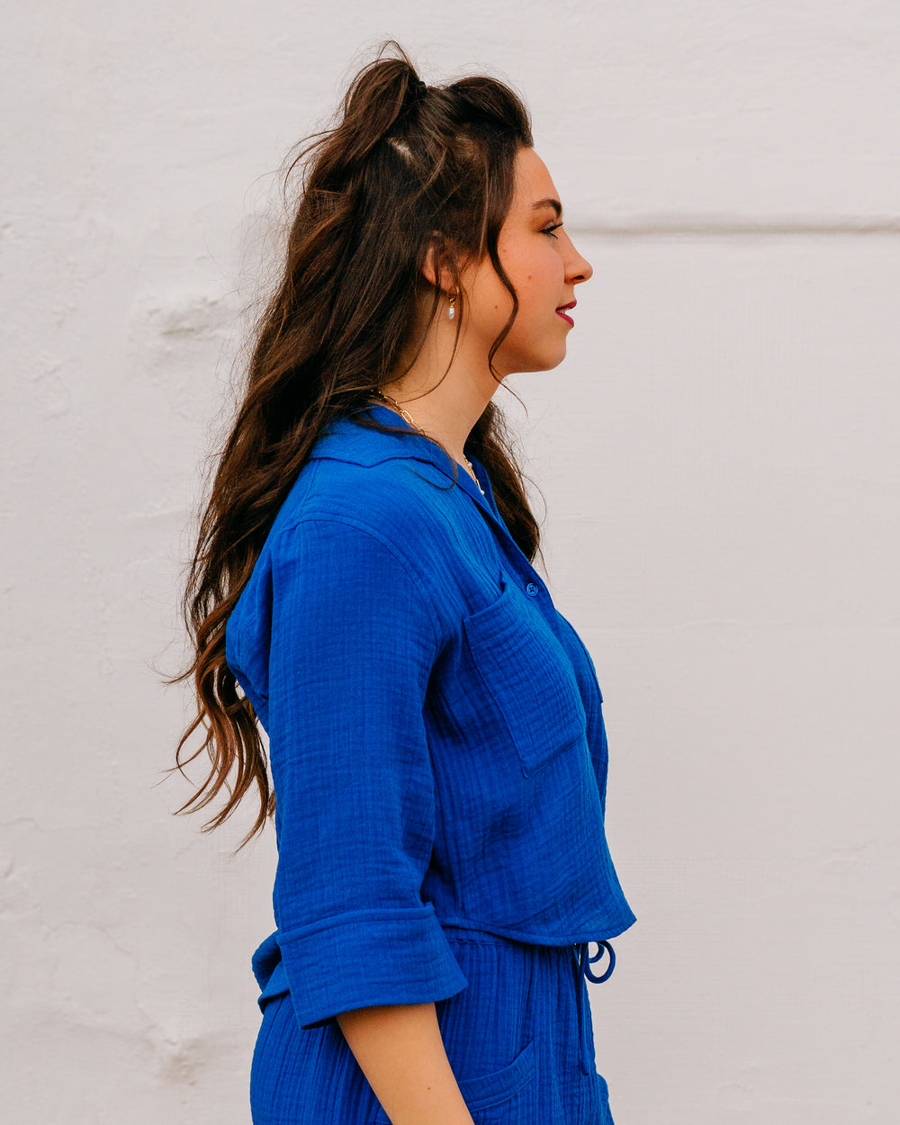 Z Supply: Helena Shirt in Nautical - The Vogue Boutique