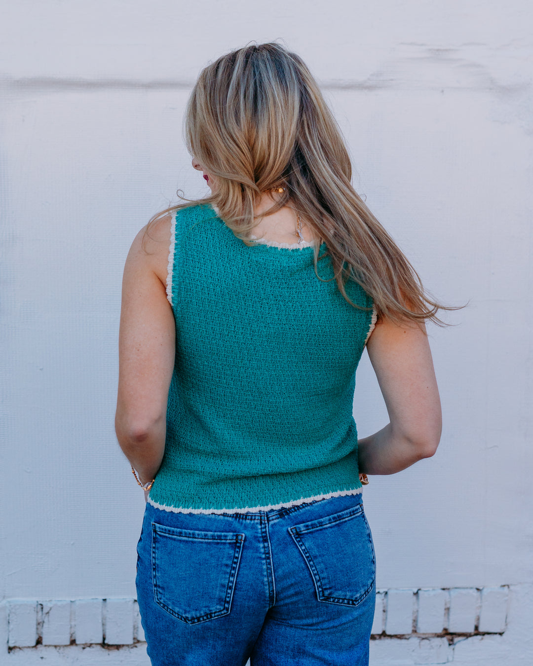 Z Supply: Yessenia Whipstitch Tank in La Palma - The Vogue Boutique