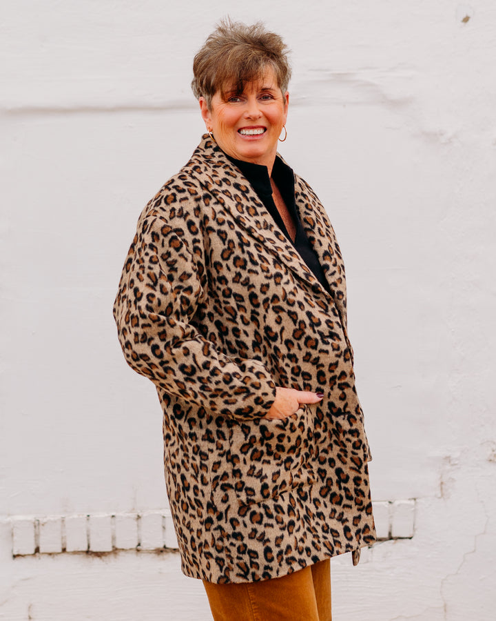 Z Supply: Lennon Animal Coat in Suede (zj253282)