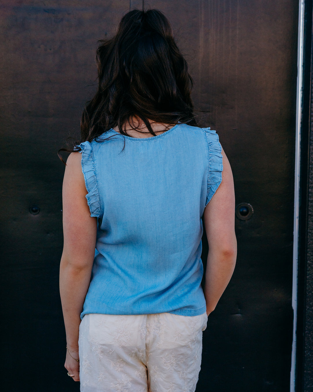 Dear John: Nicola Top in Carolina Blue