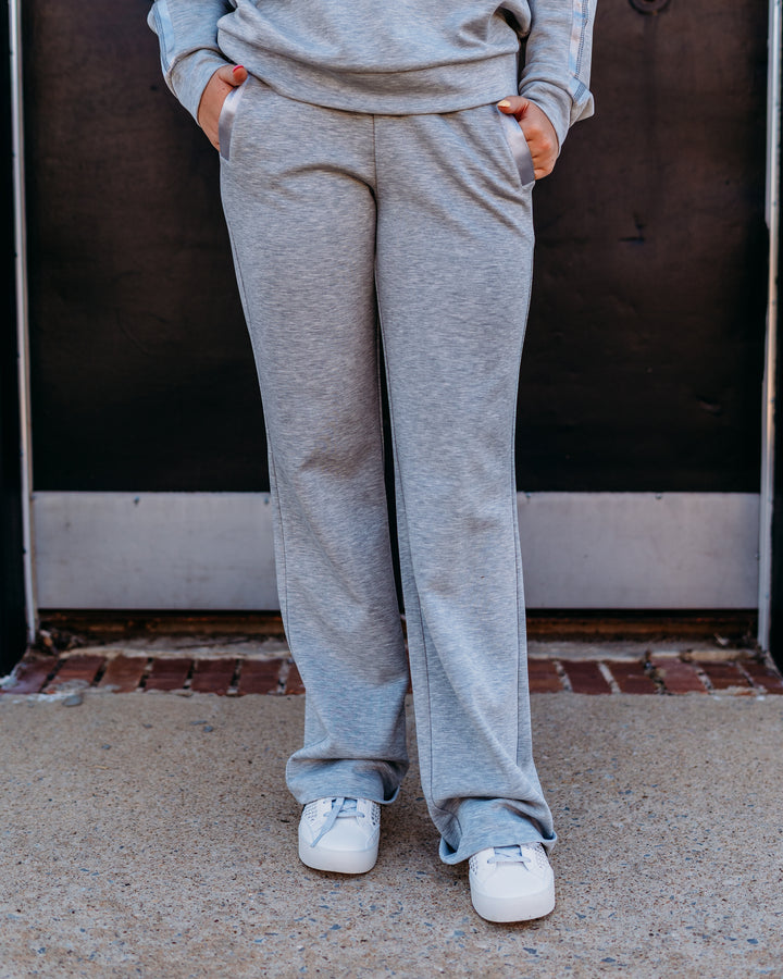 Esqualo: Light Grey Modal Athletic Pant (05506)