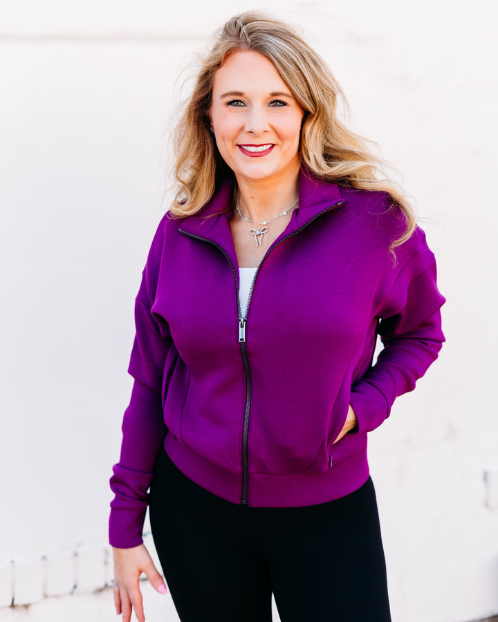 Spanx: Airessentials Track Jacket in Snapdragon