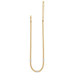 Brighton: Gold Meridian Petite Beads Station Necklace