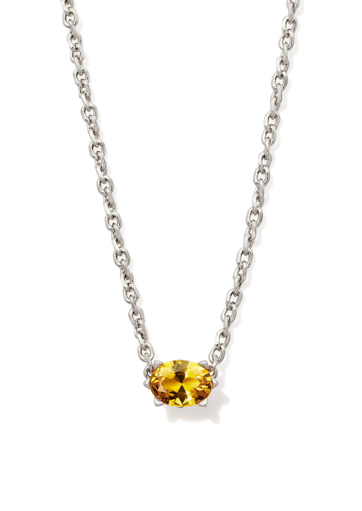 Kendra Scott: Cailin Birthstone Silver Pendant Necklace