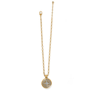 Brighton: Ferrara Two Tone Luce Large Pendant Necklace