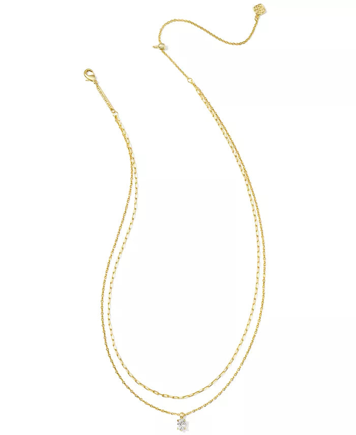 Kenra Scott: CAILIN MULTI STRAND NECKLACE IN GOLD