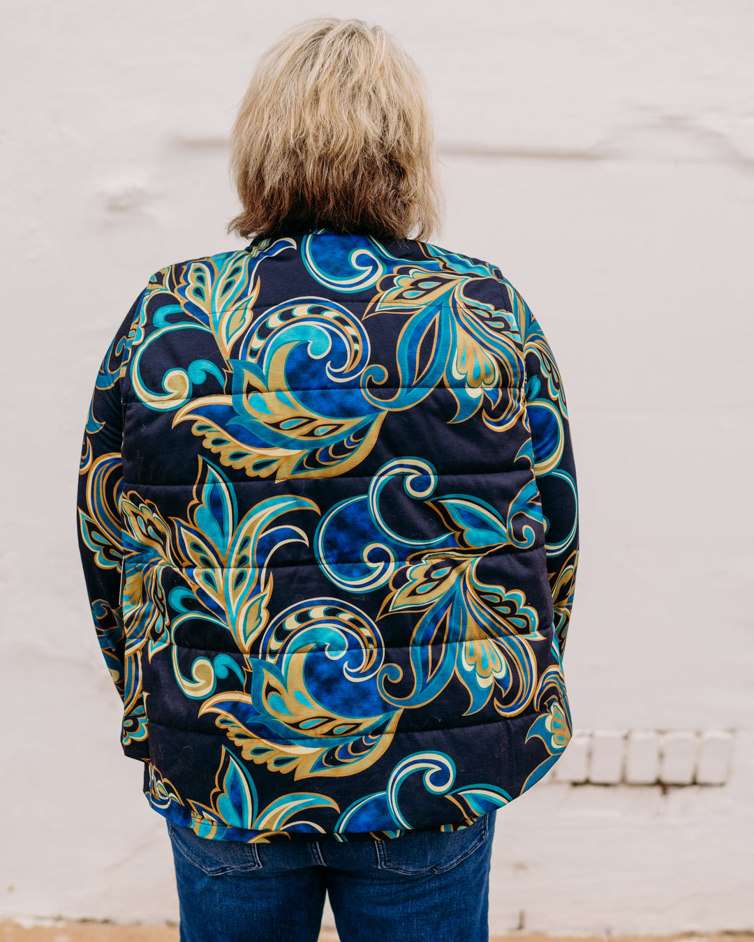 Multiples: Quilted Vest in Midnight (M45411VM)