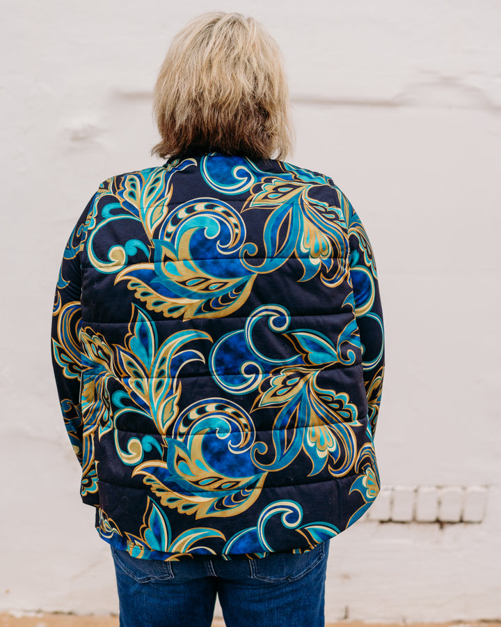 Multiples: Quilted Vest in Midnight (M45411VM)