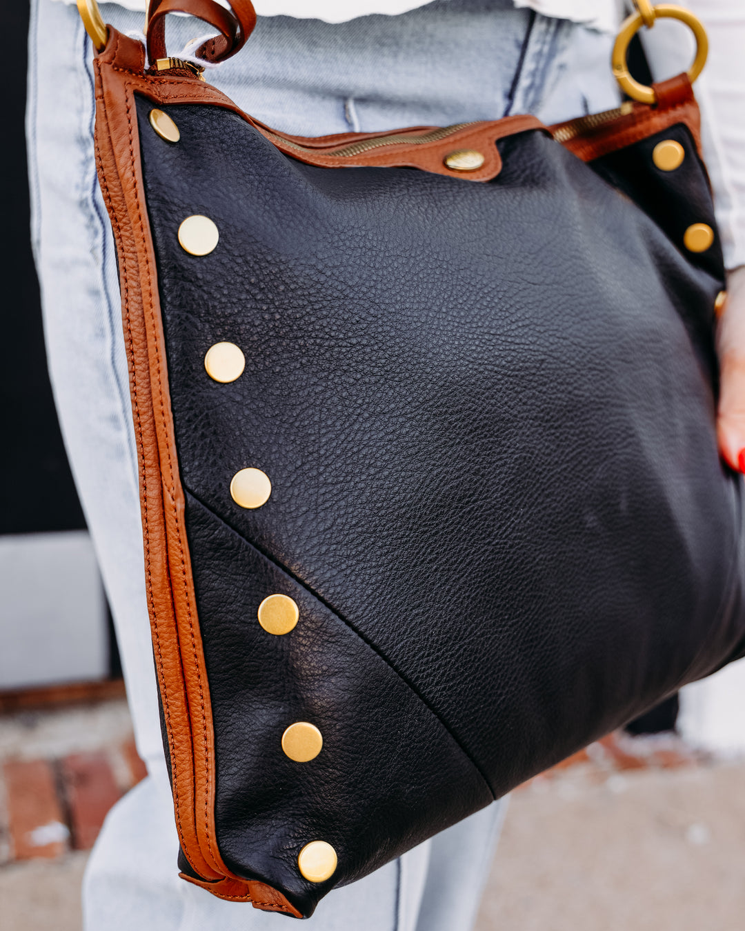 Hammitt: Kyle Large Handbag in East End/Antique Gold