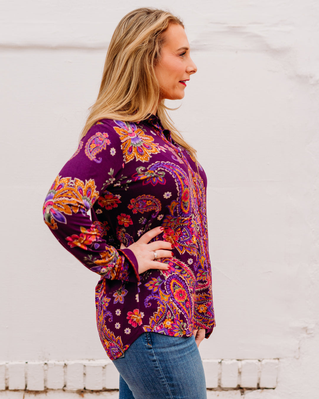 Johnny Was: The Janie Favorite Button Front Shirt in Domitila