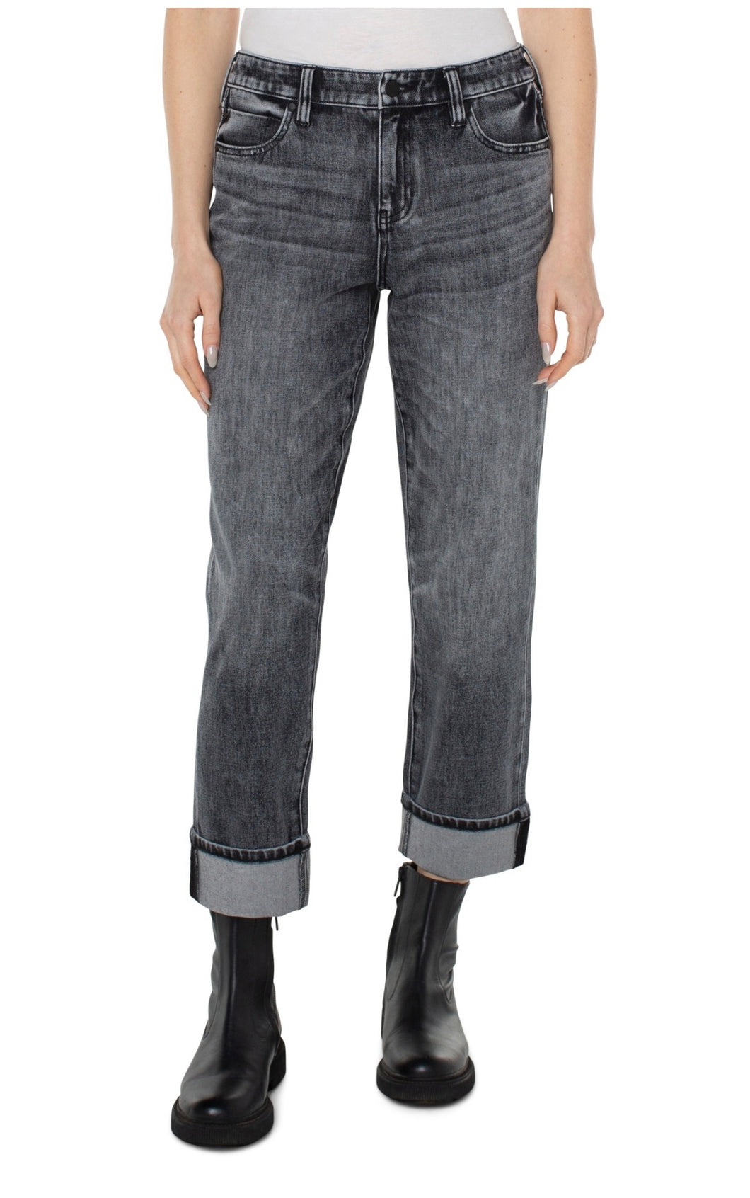 Liverpool: Marley Girlfriend Jeans in Calderwood