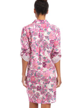 Load image into Gallery viewer, Karen Kane: Floral Shirtdress in Floral Print Flo
