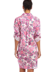 Karen Kane: Floral Shirtdress in Floral Print Flo