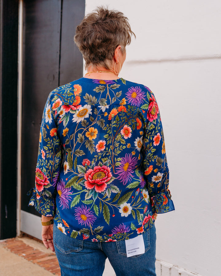 Johnny Was: Darmis Blouse in Lilla (C12226)