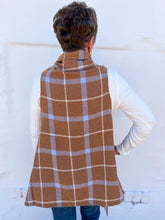 Load image into Gallery viewer, French Dressing Jeans: Chipmunk Check Poncho in West Brushed Plaid

