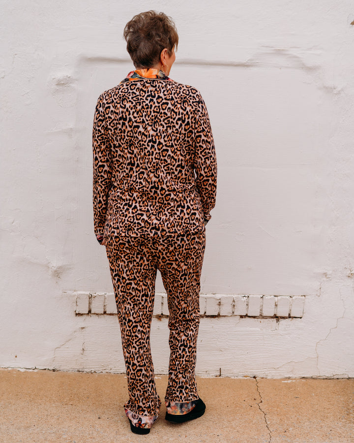 Johnny Was: The Carly PJ Set in Leopard Teyros