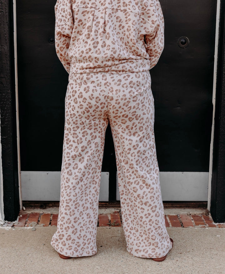 Z Supply: Hunter Knit Leopard Pant in Sandstone (ZP263250S)