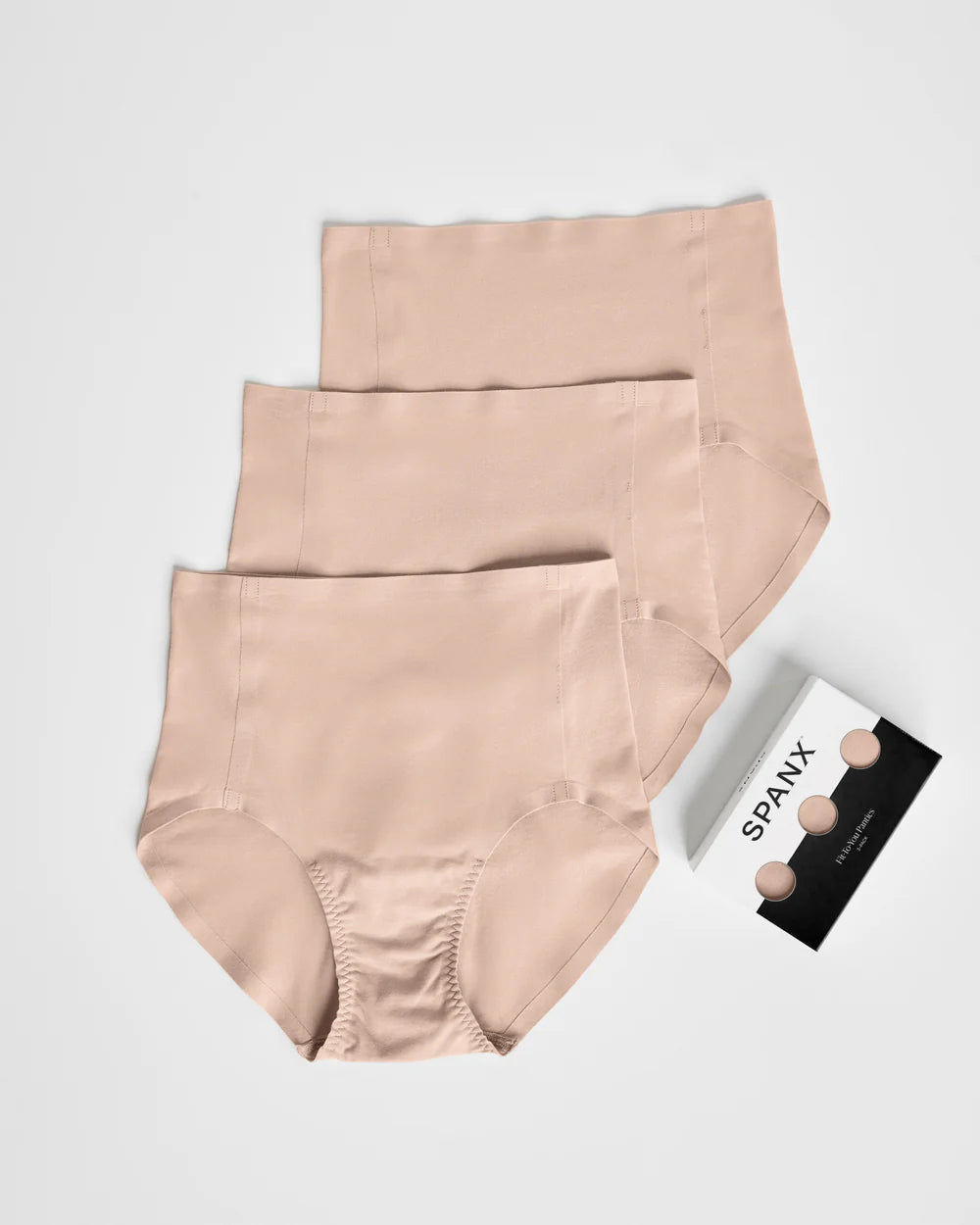 Spanx: Fit-To-You Brief 3-Pack in Toasted Oat 3 pack (40044B)