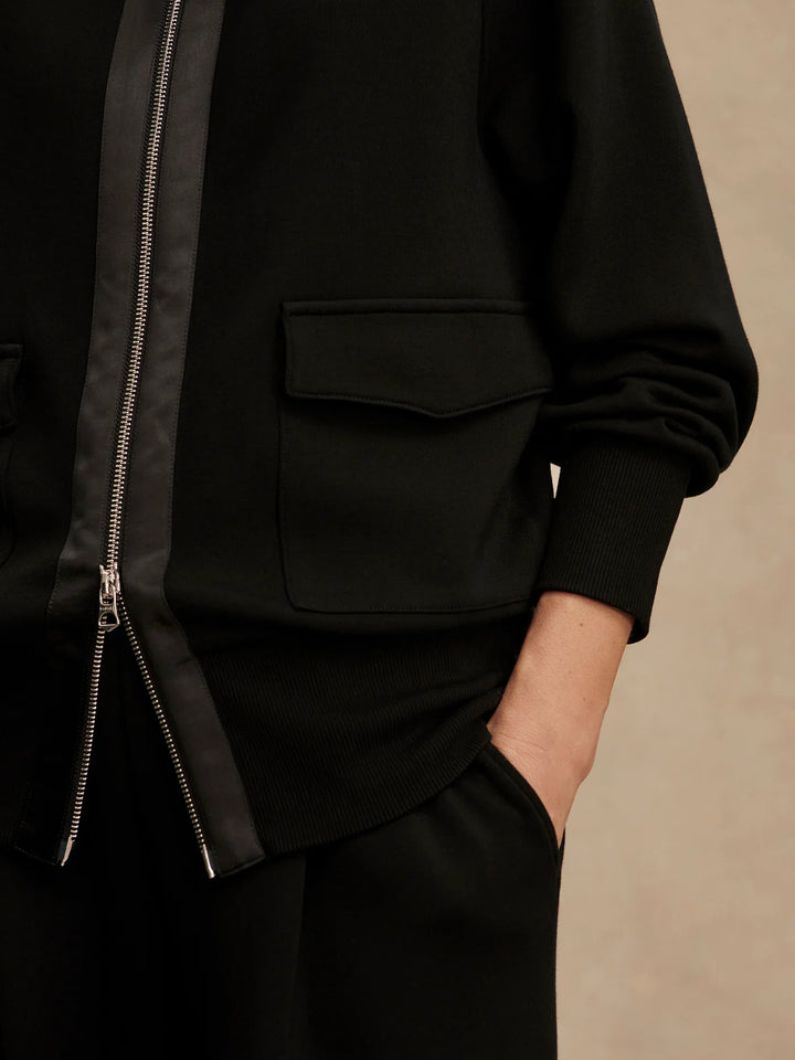 Varley: Roxbury Zip Through in Black (VAR01572)