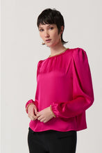 Load image into Gallery viewer, Joseph Ribkoff: Long Sleeve Top in Shocking Pink 234934
