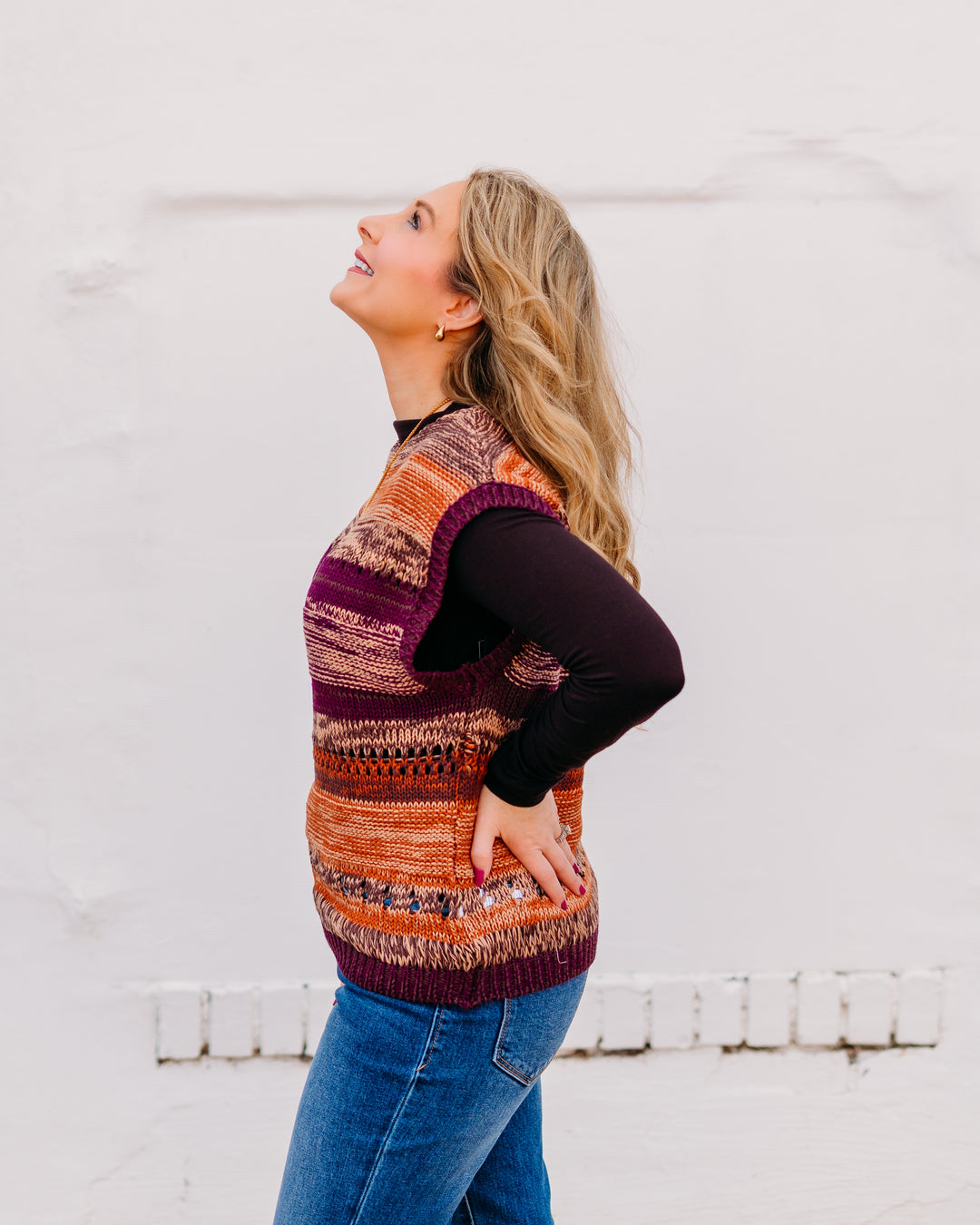 Another Love: Lina Top in Dark Orchid Ombre
