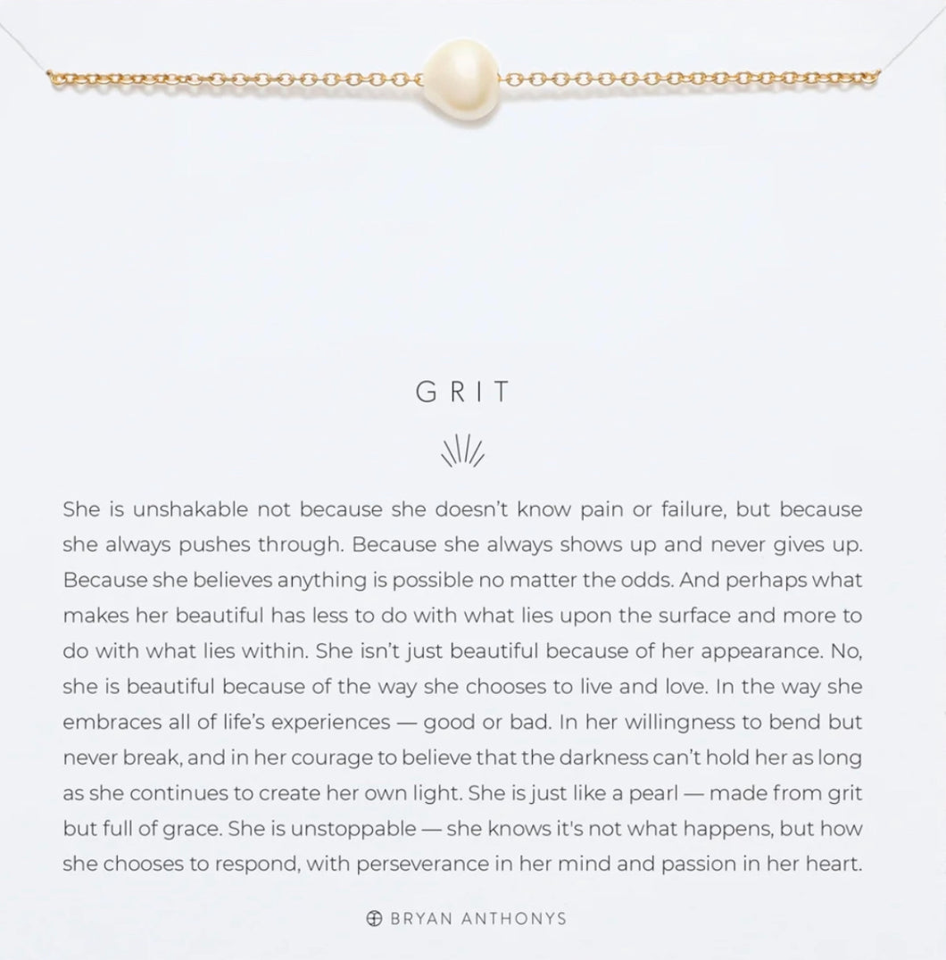 Bryan Anthonys: Grit Necklace In Gold