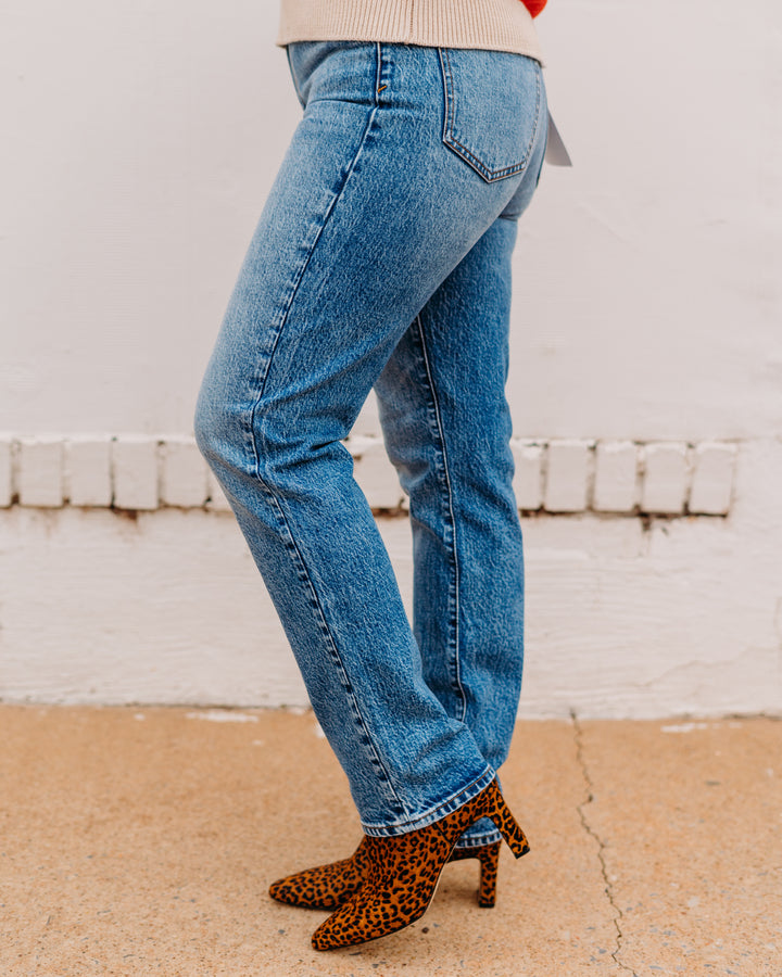 Daze: Smarty Pants High Rise Slim Straight in Face to Face