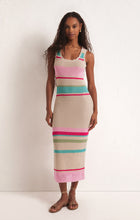 Load image into Gallery viewer, Z Supply: Ibiza Strip Sweater Dress in Natural
