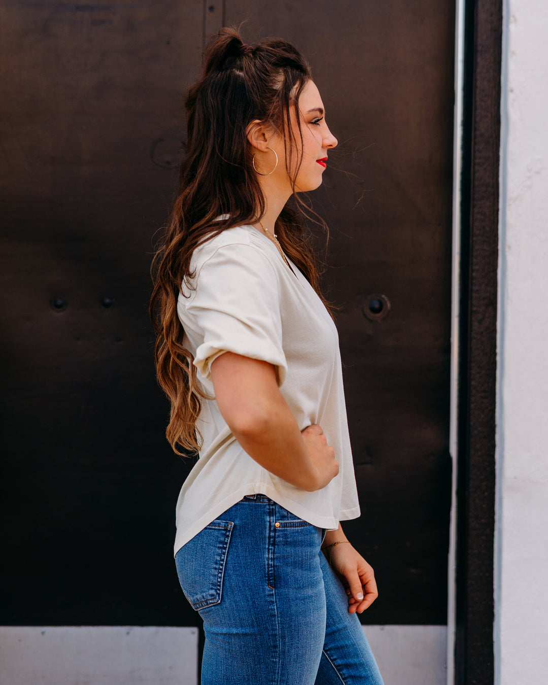 Another Love: Phoebe Top in Vanilla