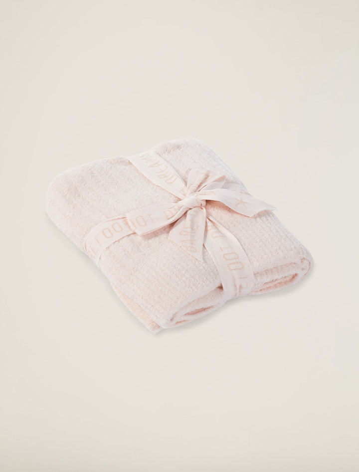 Barefoot Dreams: CozyChic Lite Ribbed Blanket in Pink