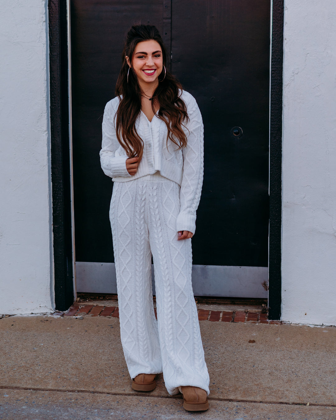 Z Supply: Elsa Cabl'e Cardigan in Vanilla Ice