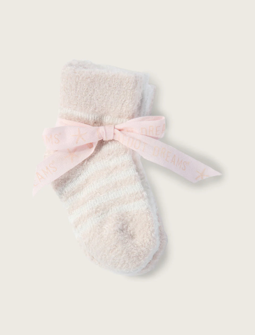 Barefoot Dreams: CCL Infant Socks 3-pack in Pink-Pearl
