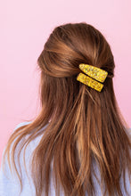 Load image into Gallery viewer, Taylor Elliott Designs: Gold Confetti Hair Clip Set
